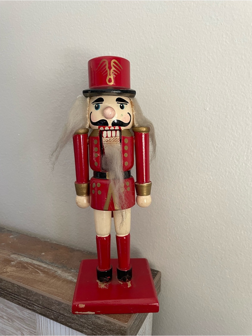 Vintage Wooden Nutcracker Soldier